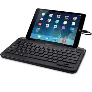 Belkin Apple MFi Certified Wired Tablet Keyboard Stand & Lightning Conne…